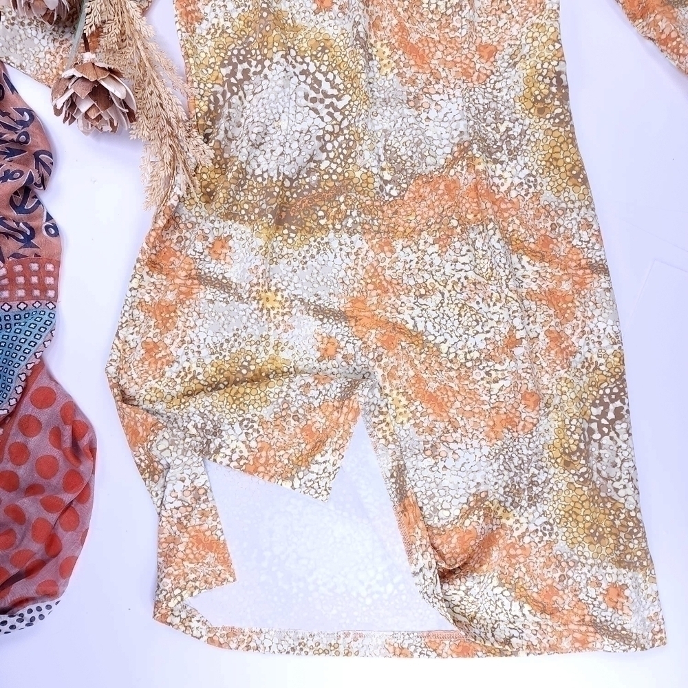 J. McLaughlin Print  Dress Sz M - Picture 7 of 12